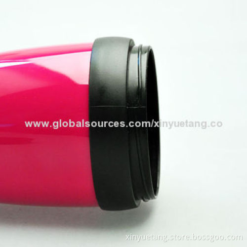 2014 New Design Promotional Lower Price PP High-quality 400mL Plastic Cup with SGS, FDA, LFGB Marks